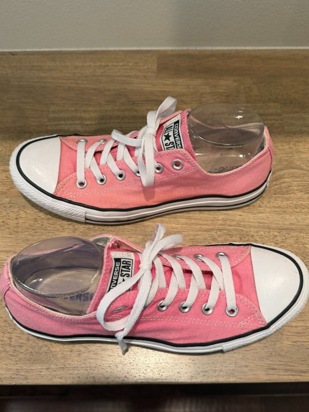 Converse Chuck Taylor All Star Low Top Pink Sneakers Womens 10 - Picture 4 of 9